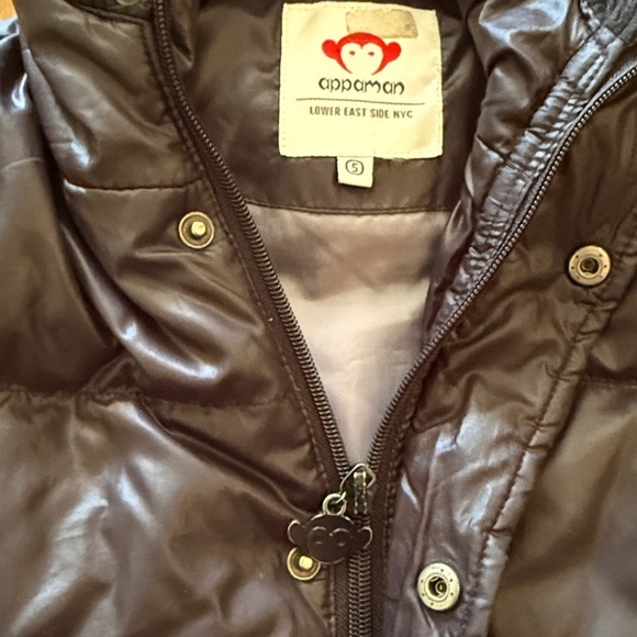 Appaman sz 5 Black Hooded Down Puffer Jacket for Kids great pre owned condition - Picture 2 of 10